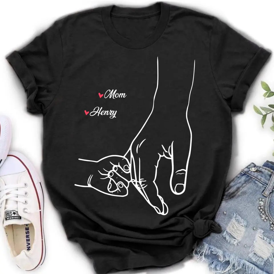 Personalized Mom & Kids Custom Name Shirt or Hoodie