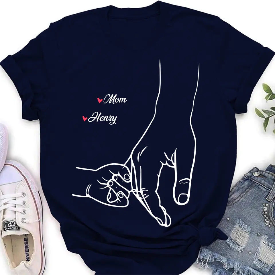 Personalized Mom & Kids Custom Name Shirt or Hoodie