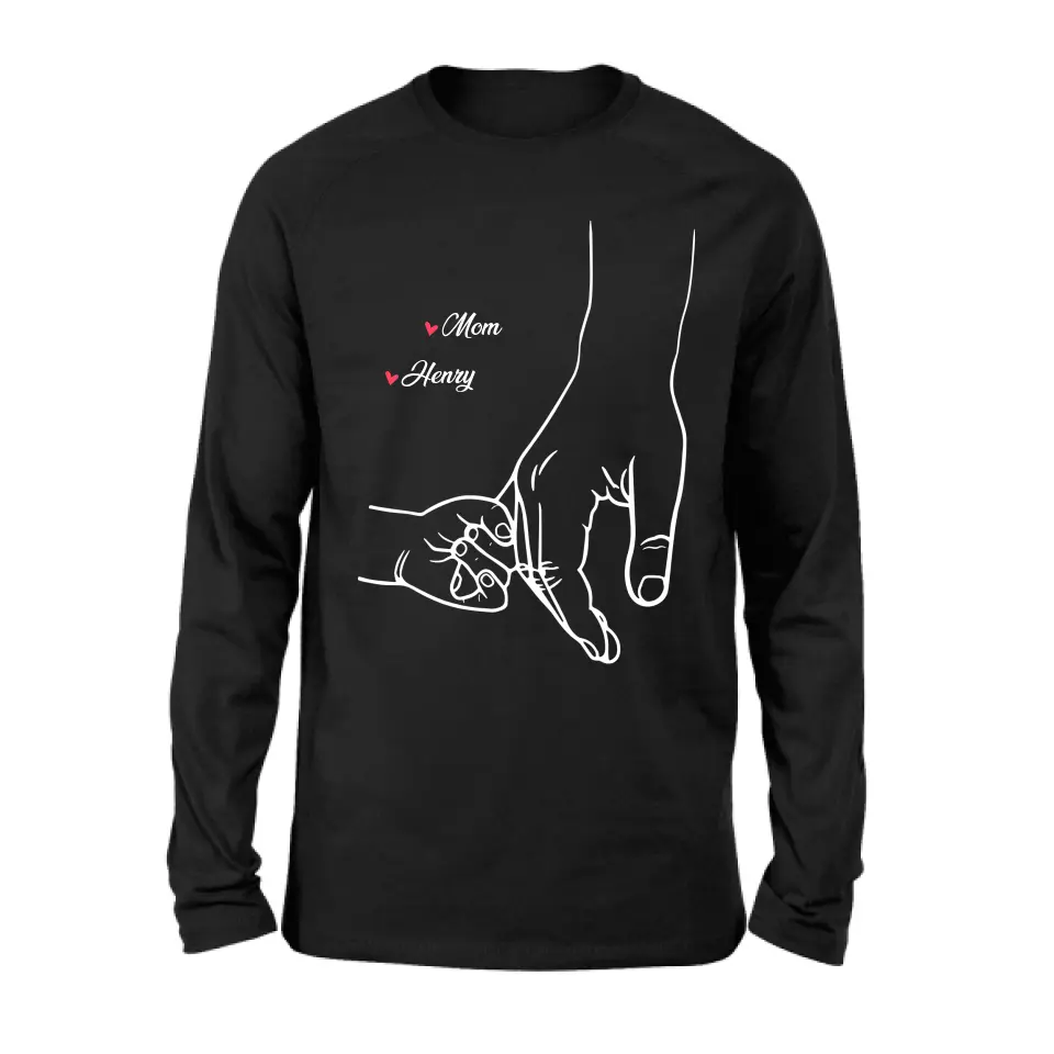 Personalized Mom & Kids Custom Name Shirt or Hoodie