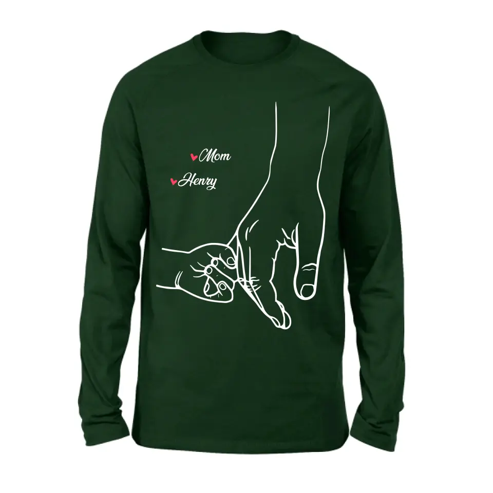 Personalized Mom & Kids Custom Name Shirt or Hoodie