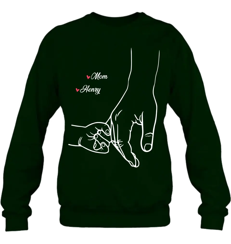 Personalized Mom & Kids Custom Name Shirt or Hoodie