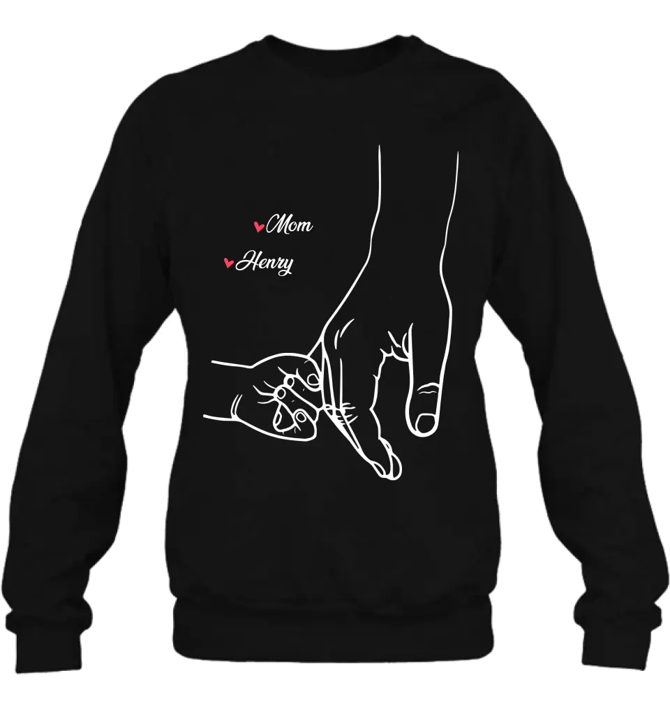 Personalized Mom & Kids Custom Name Shirt or Hoodie