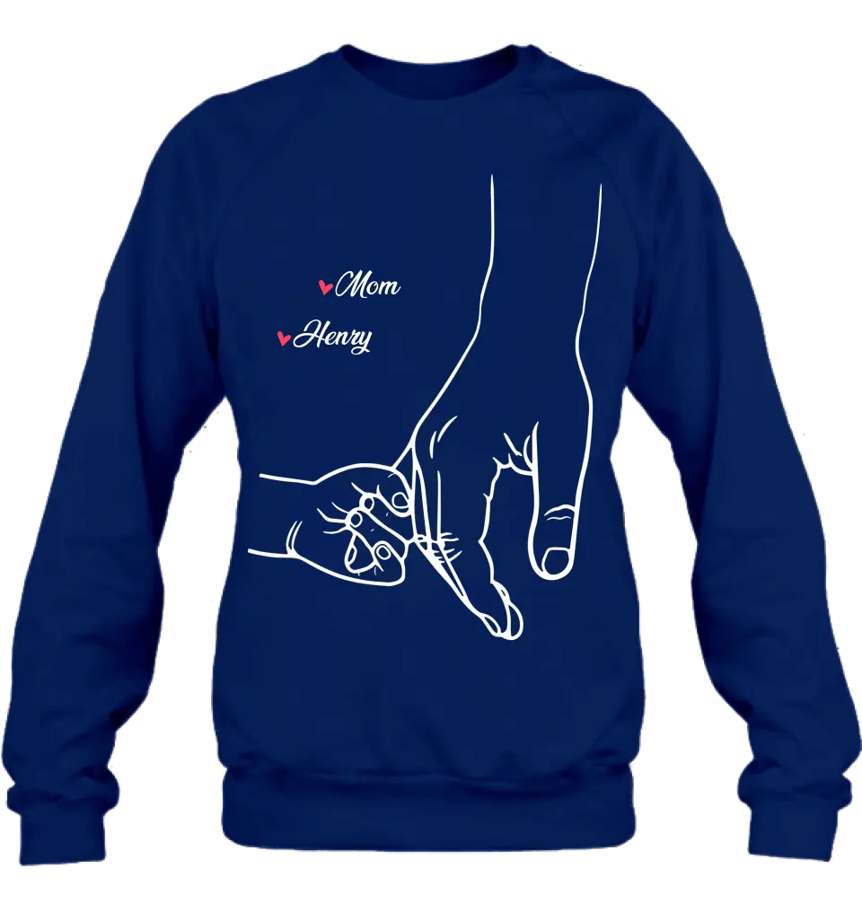 Personalized Mom & Kids Custom Name Shirt or Hoodie