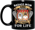 Personalized Badass Mom & Smartass Son Coffee Mug