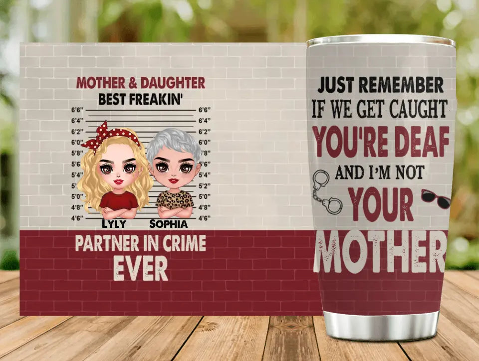 Personalized Mother & Daughter Insulated Tumbler