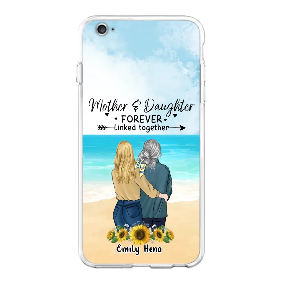 Custom Personalized Mom & Daughter Phone Case | iPhone & Samsung