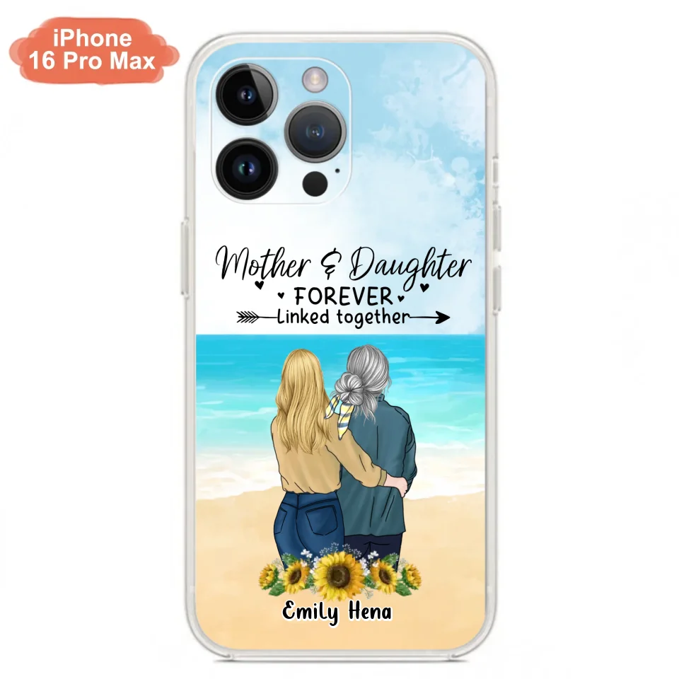 Custom Personalized Mom & Daughter Phone Case | iPhone & Samsung