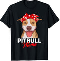 Pittie Mama Pitbull Dog Mom Graphic T-Shirt