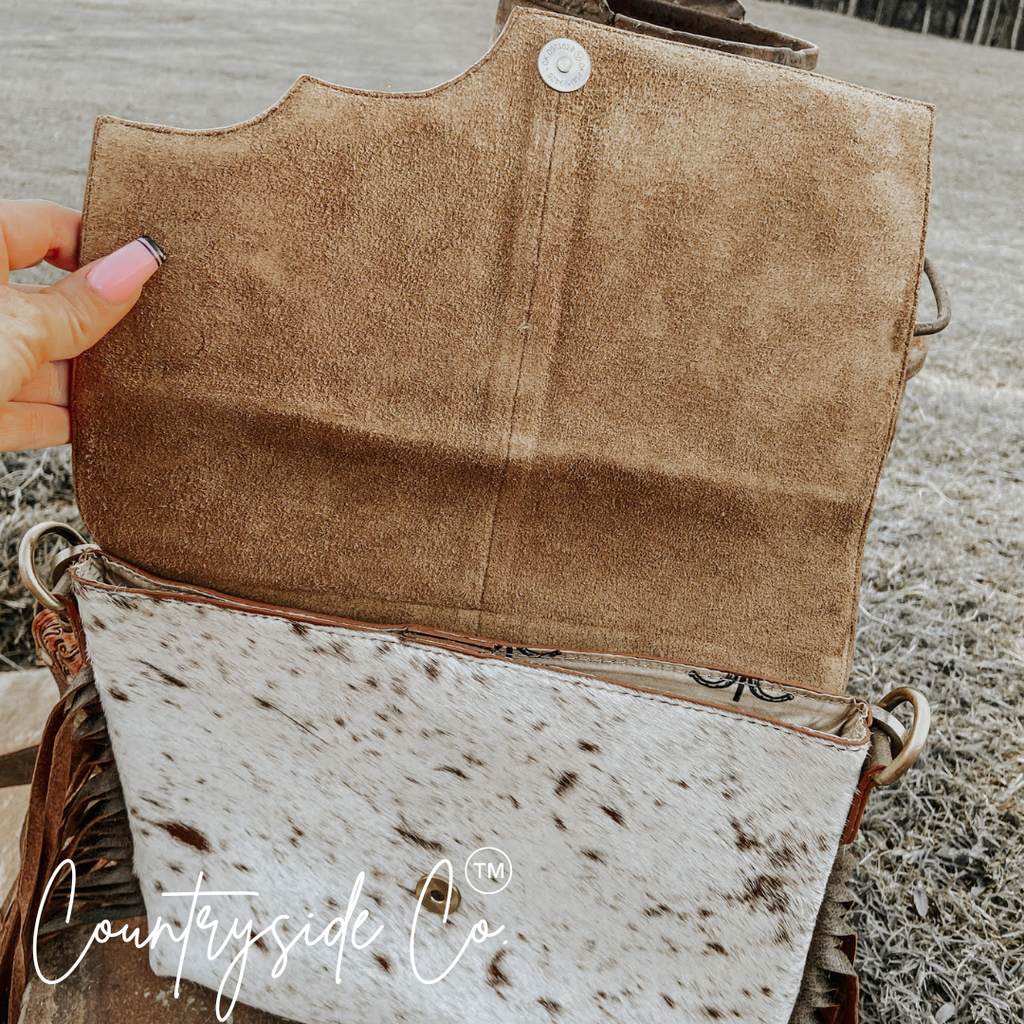 Georgia Tooled Leather Concealed Carry Purse