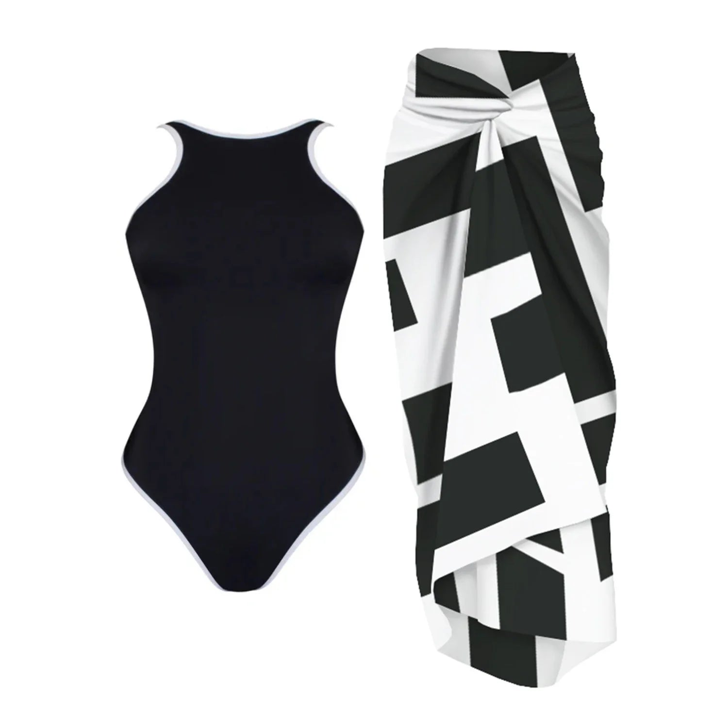 Ash UV-Protection One-Piece Swimsuit