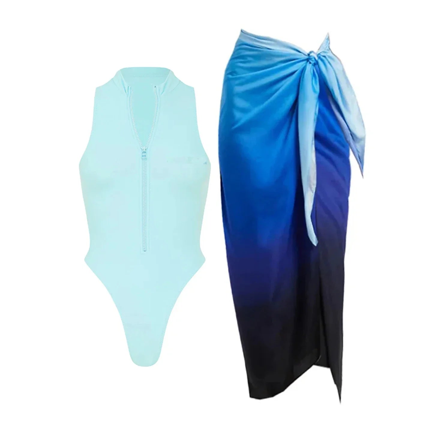 Ash UV-Protection One-Piece Swimsuit