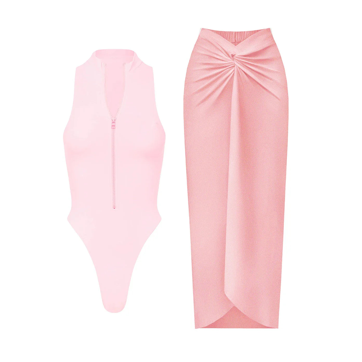 Ash UV-Protection One-Piece Swimsuit