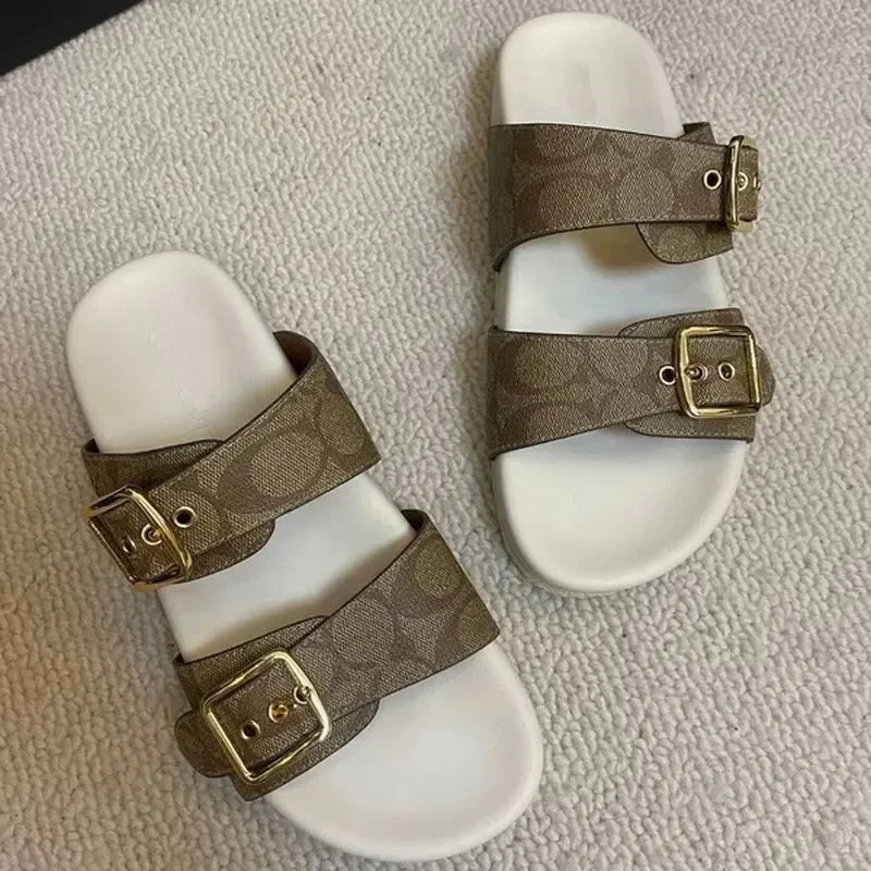 Thick-Sole Platform Sandals