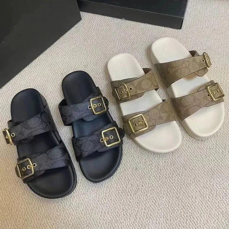 Thick-Sole Platform Sandals