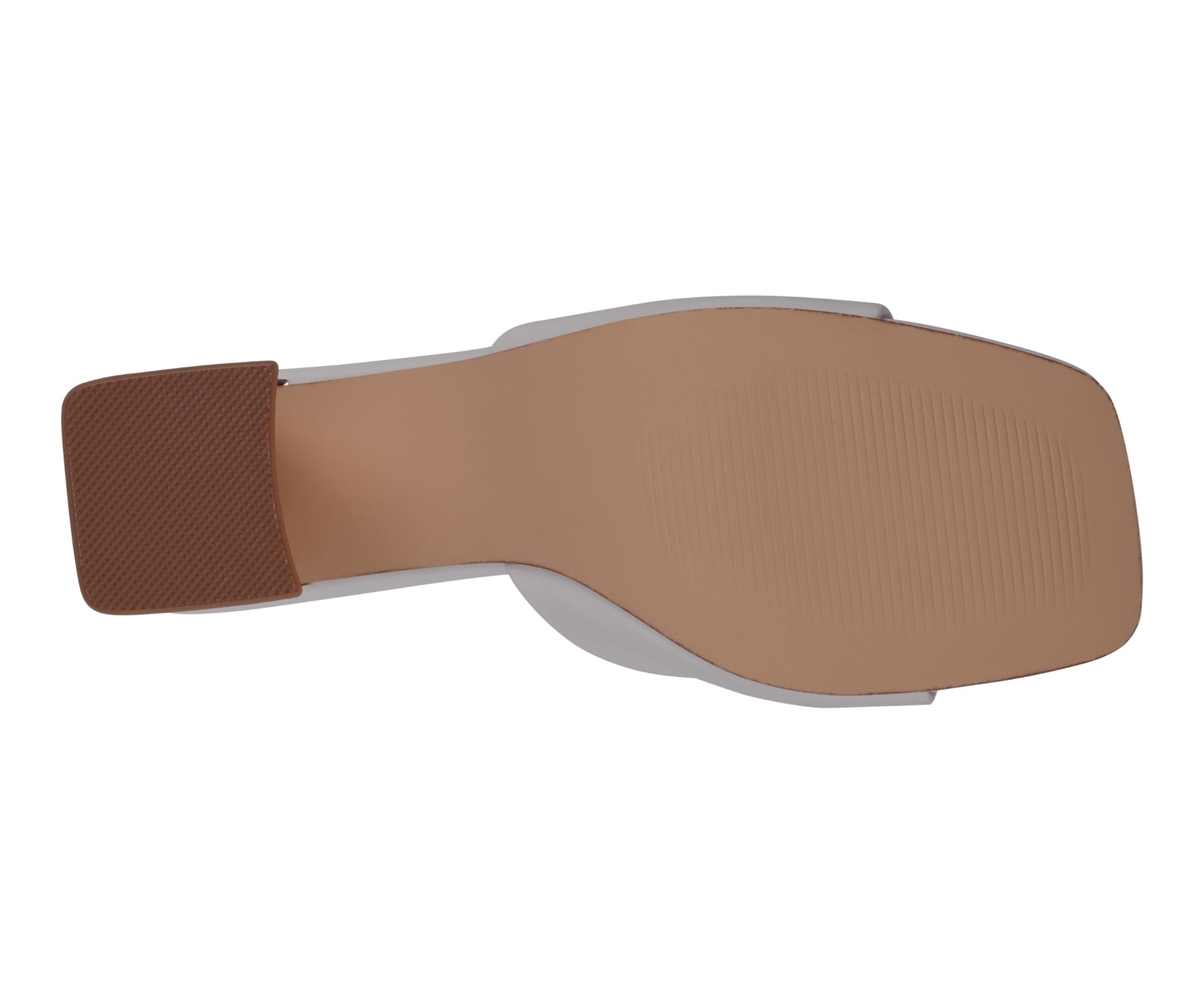 Soho White Square-Toe Heeled Sandals