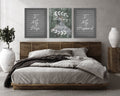Personalized 3 Panel Wedding Vows Canvas with Names, Ivy and Photo