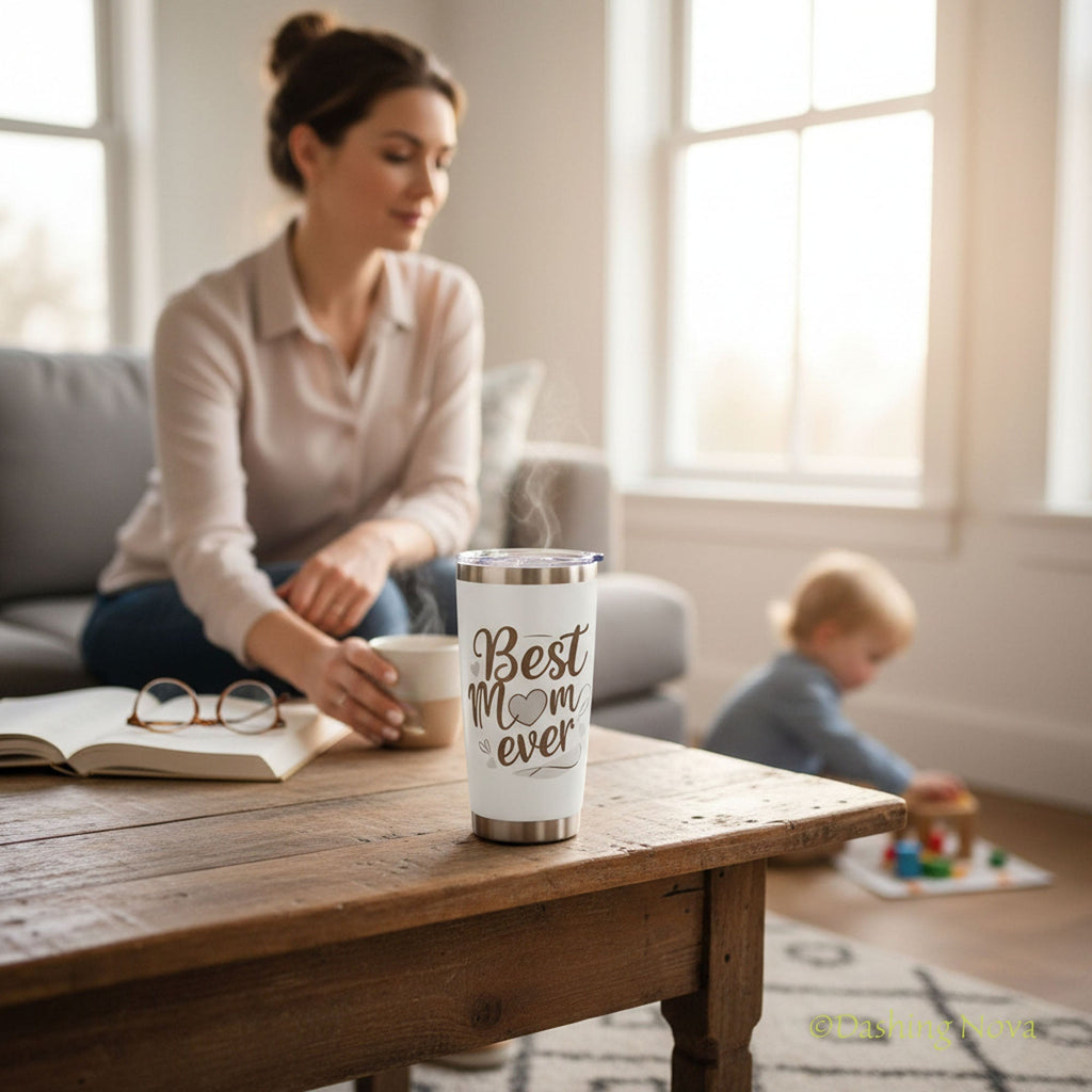 Best Mom Ever 20oz Insulated Tumbler Gift Set