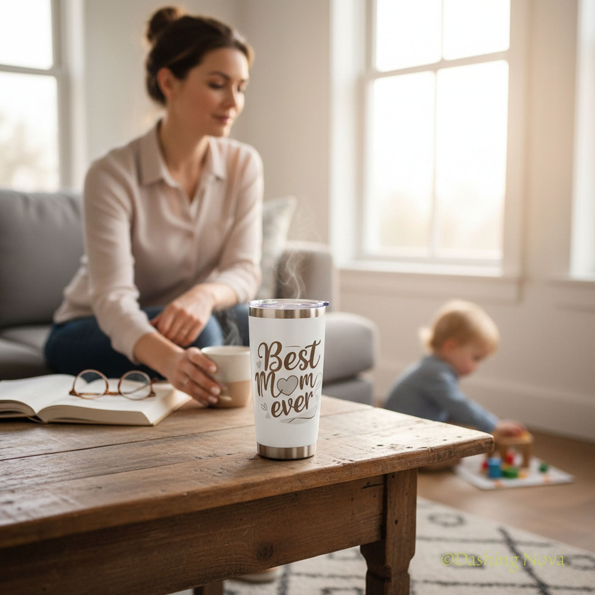 Best Mom Ever 20oz Insulated Tumbler Gift Set