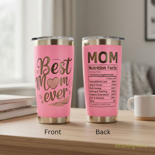 Best Mom Ever 20oz Insulated Tumbler Gift Set