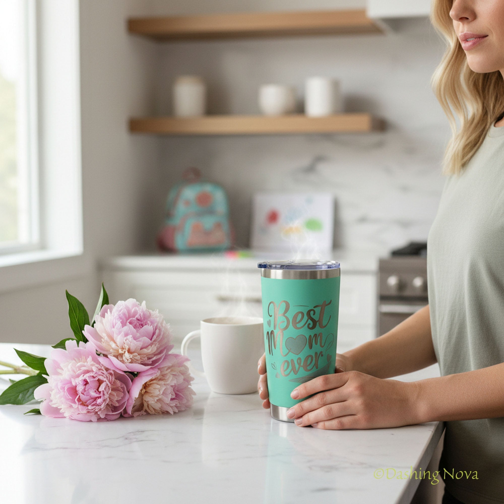 Best Mom Ever 20oz Insulated Tumbler Gift Set