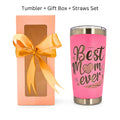 Best Mom Ever 20oz Insulated Tumbler Gift Set