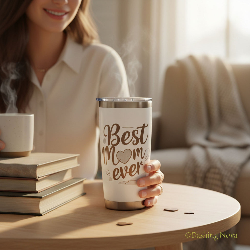 Best Mom Ever 20oz Insulated Tumbler Gift Set