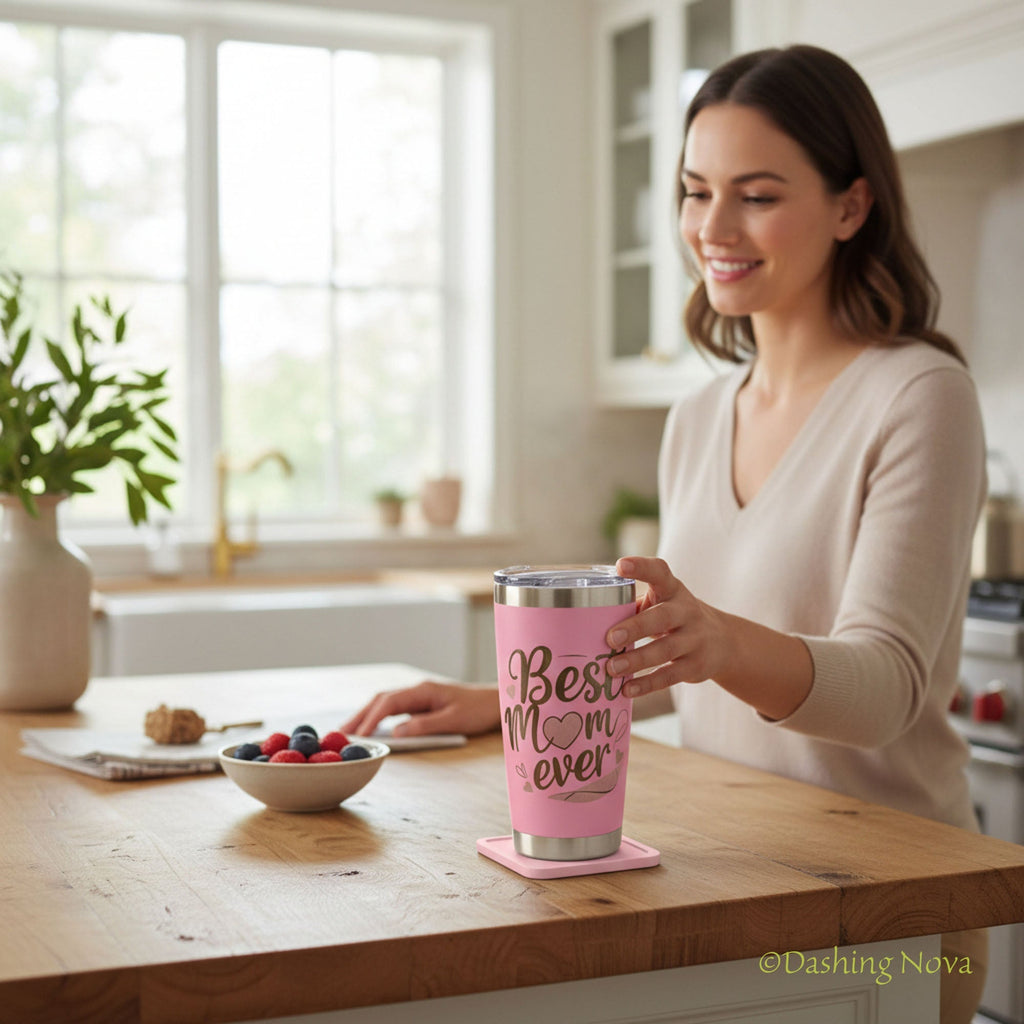 Best Mom Ever 20oz Insulated Tumbler Gift Set