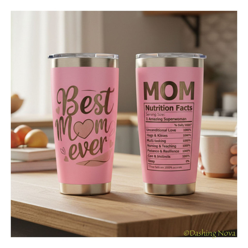 Best Mom Ever 20oz Insulated Tumbler Gift Set