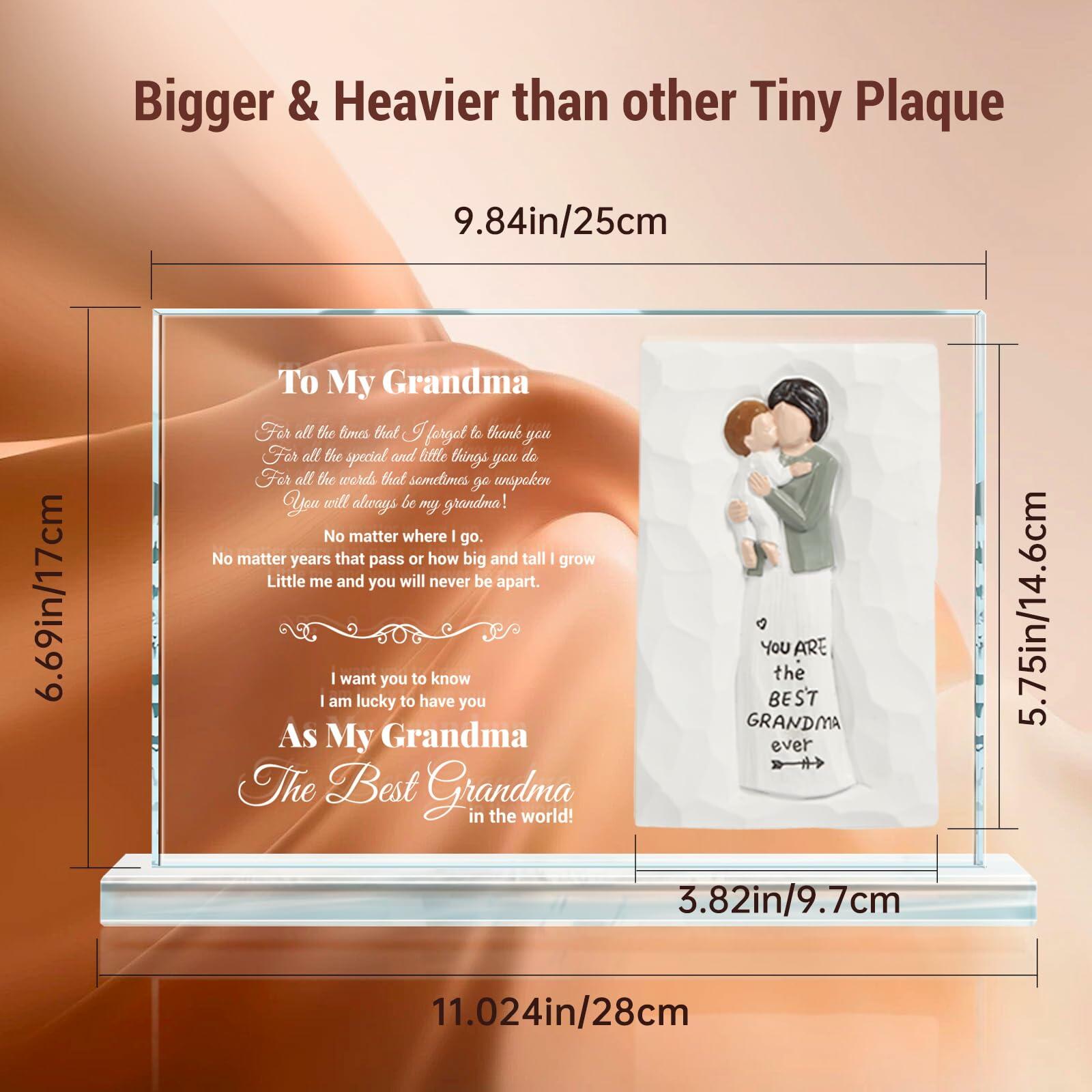 Mom Gifts from Daughter Crystal Keepsake Plaque