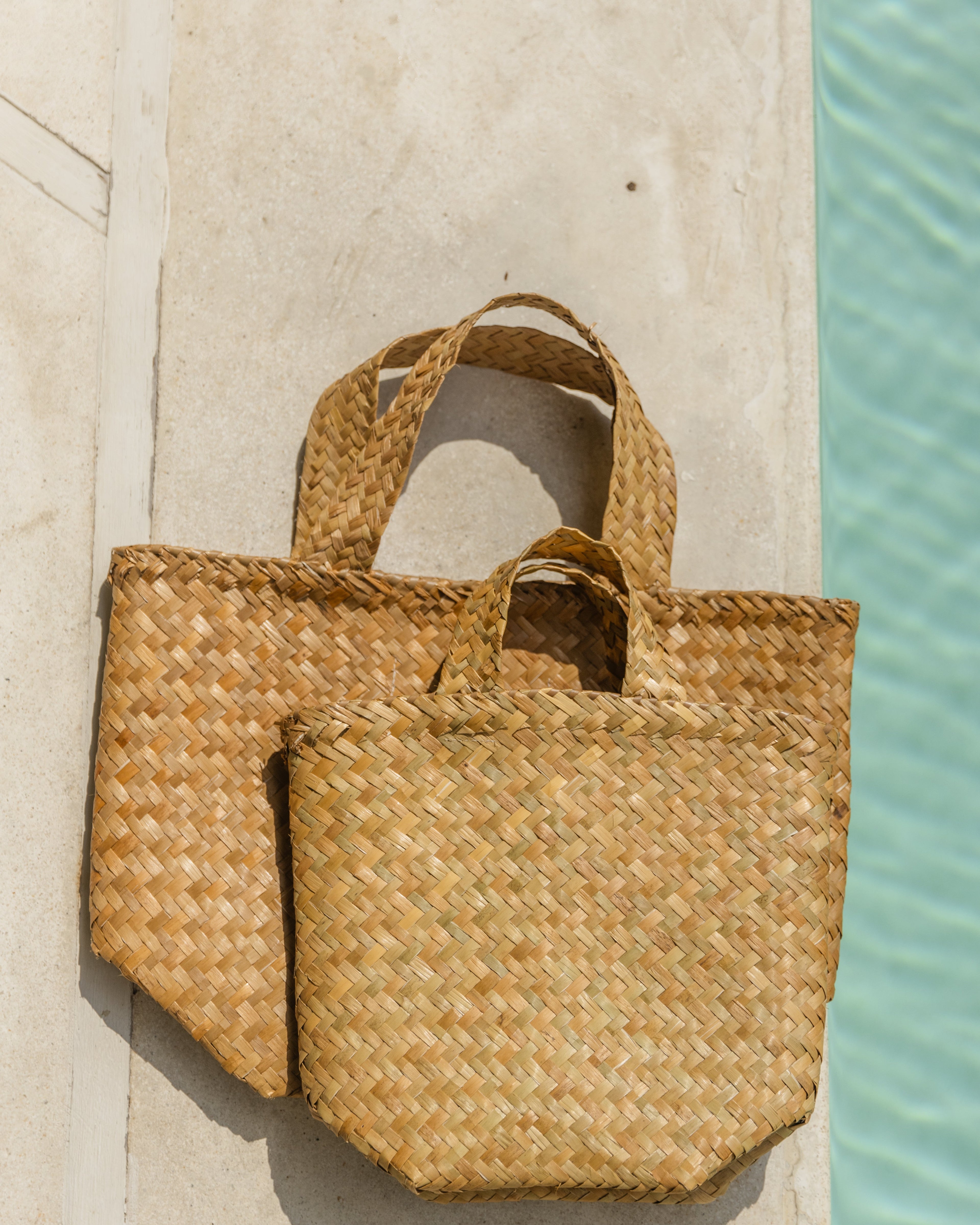 Isla Woven Tote Bag
